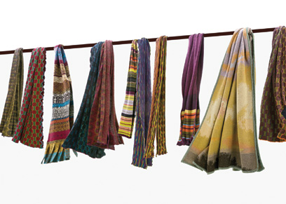 scarves by Catherine Andre