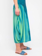 Aquamarine Midi Skirt by Ozai N Ku