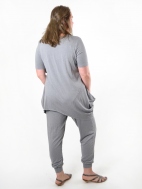 Grey French Terry Cargo Pant by Bryn Walker