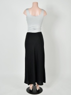 Light Linen Long Bias Skirt by Bryn Walker