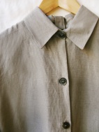 Linen Button Back Shirt by Blanque