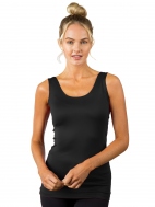 The Thin Strap Scoop Tank by A'nue Miami