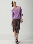 Tuck Front Skirt by Babette