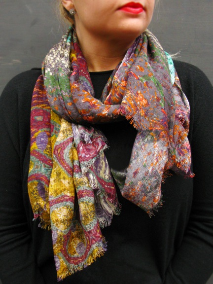 Bargello Scarf by Amet & Ladoue