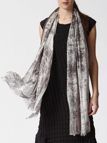 Charcoal Comet Scarf by Babette