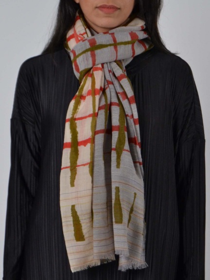 Dana Wool and Linen Scarf by Amet & Ladoue