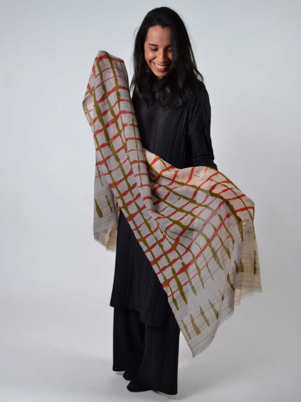 Dana Wool and Linen Scarf by Amet & Ladoue