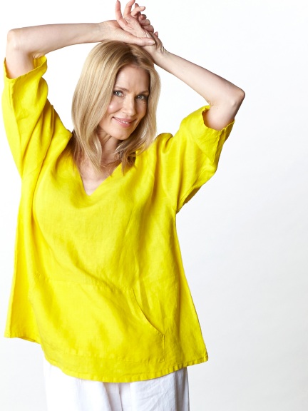 Light Linen Judy Shirt by Bryn Walker