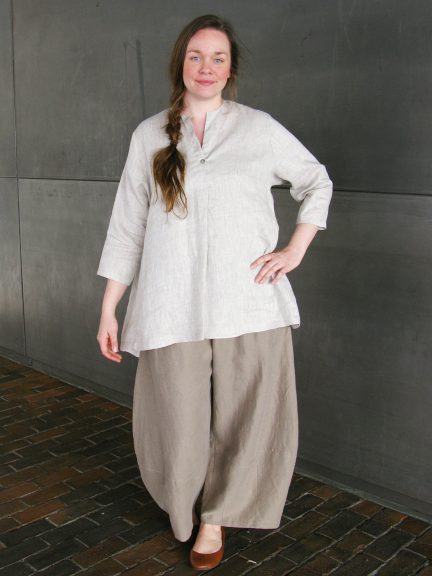 Linen Bell Pant by Blanque