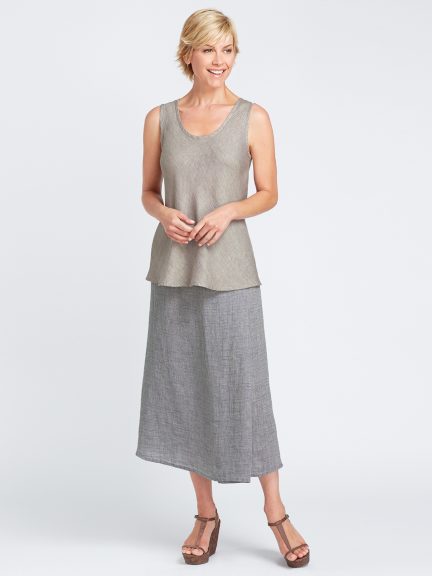 Side Pleat Skirt by Flax