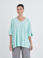 One Size V-Neck Top by Cut Loose