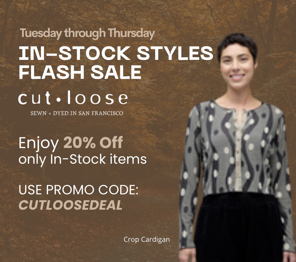 Enjoy 20% Off In-Stock Cut Loose