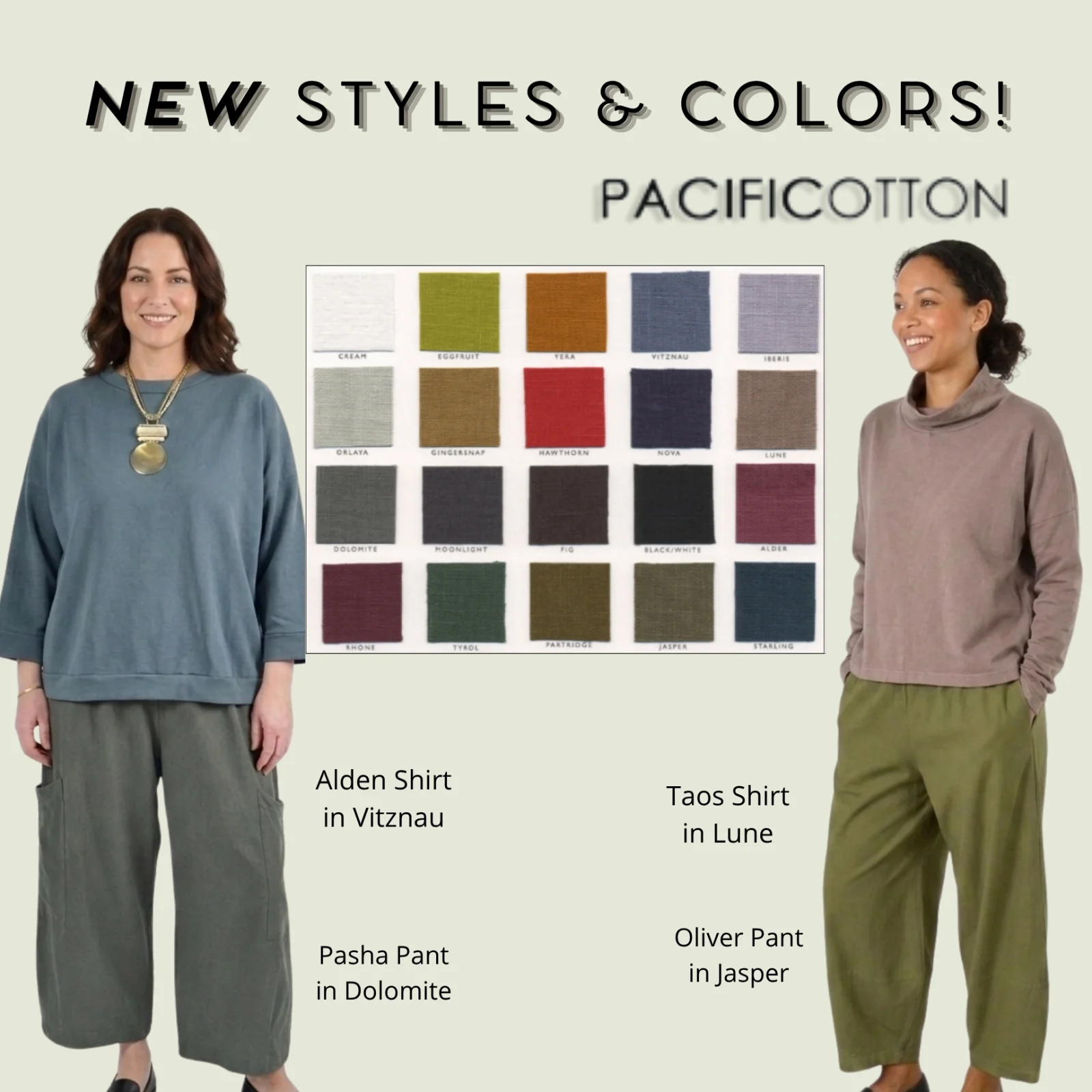 PacifiCotton New Colorways