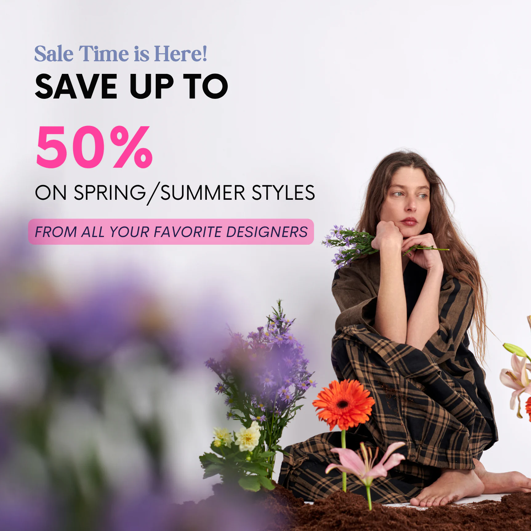Summer Sale Time. Save Up To 50%!