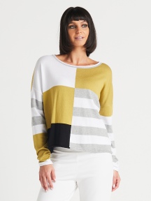 1/2 Stripe Sweater