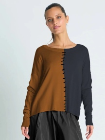 1/2 Whipped Crewneck Sweater by Planet by Lauren G