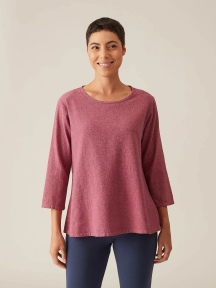3/4 Sleeve A-line Top by Cut Loose