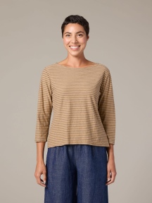 3/4 Sleeve Boatneck
