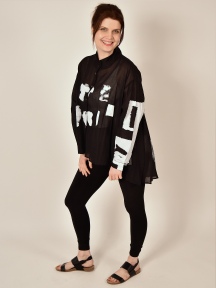 Abstract Collared Tunic by Moyuru