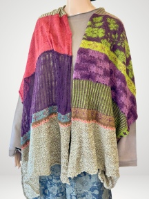 Artful Patchwork Shawl by Butapana