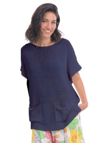 Boatneck Pocketed Sweater by Alembika