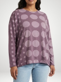 Boxy Tee with Circles by Planet by Lauren G