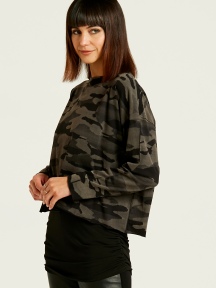 Camo Crop Tee by Planet