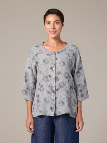 Collarless Shirt by Cut Loose