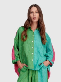 Colorblock Relaxed Shirt by Alembika