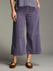 Crop Wide Leg Zip Pant by Cut Loose