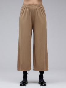 Cropped Pant w/ Darts