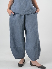 Cross-Dyed Linen Oliver Pant