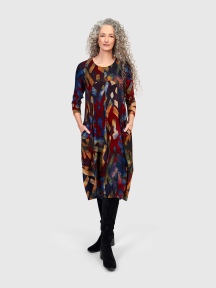 Dayglow Crew Cocoon Dress by Alembika