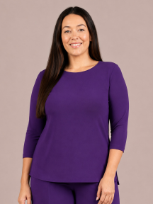Go To Classic 3/4 Sleeve Relaxed Tee by Sympli
