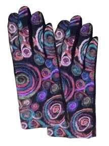 Kelvin Swirl Embroidered Gloves