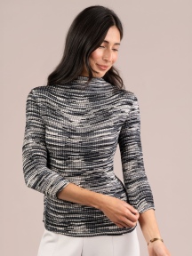 Mock Neck Top by Sympli