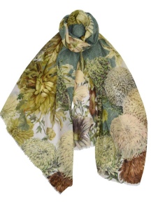 Mums the Word Floral Scarf by Dupatta Designs