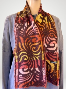 Orchid Mosaic Scarf by Butapana