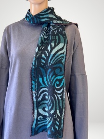 Orchid Mosaic Scarf by Butapana