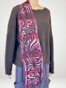 Orchid Mosaic Scarf by Butapana