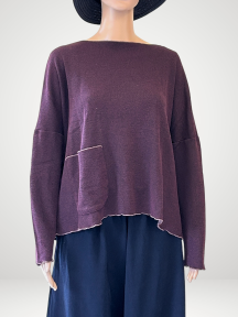 Osize Pocket Pullover by Cut Loose
