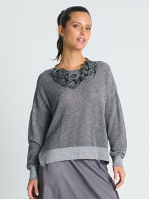 Pima Cotton Metallic Mini Seed Stitch by Planet by Lauren G