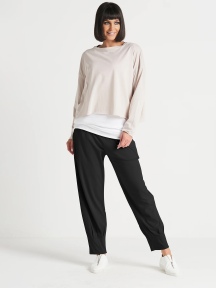 Pinched Pleat Pant