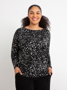 Printed Nu Cinch Top by Sympli