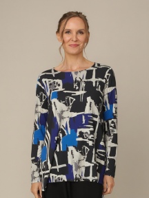 Reanna Top Print - Plus by Chalet et ceci