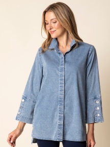 Side Button Tunic by Habitat