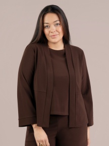 Soffio Crepe Coach Cardigan by Sympli