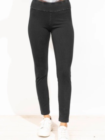 Stonewash Knit Slim Pant