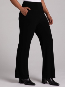 Straight Leg Pant with Yoke by Sympli