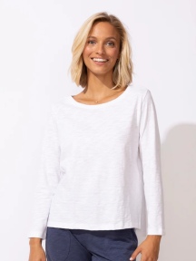 Textured Peruvian Cotton Every Body Tee by Escape by Habitat